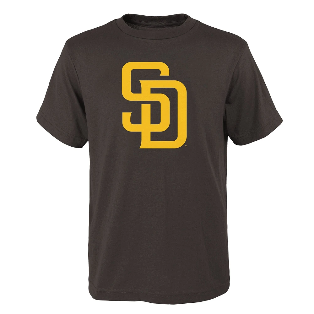 T-shirt brun San Diego Padres Logo Primary Team pour jeune