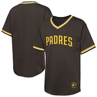 Youth Brown San Diego Padres Relief Pitcher V-Neck T-Shirt