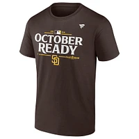 Youth Fanatics Brown San Diego Padres 2024 MLB Postseason Locker Room T-Shirt