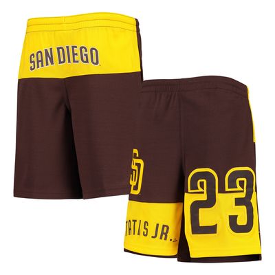 Youth Fernando Tatis Jr. Brown San Diego Padres Pandemonium Name & Number Shorts