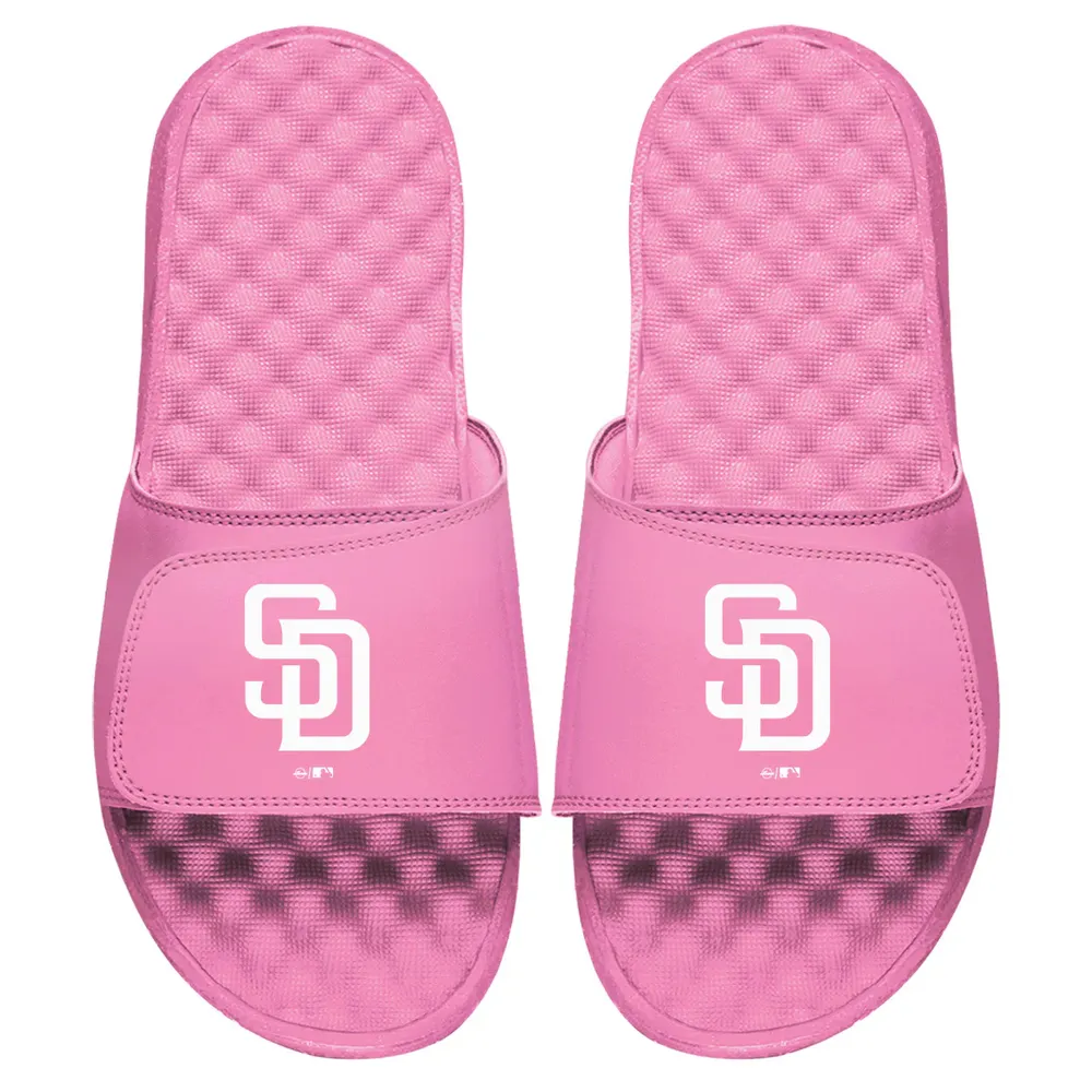 Men's ISlide White San Diego Padres City Connect Slide Sandals