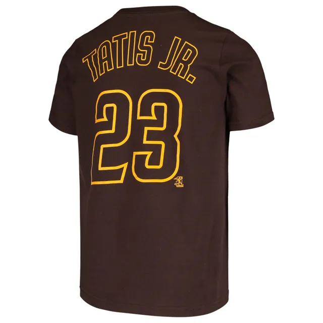 Youth Nike Fernando Tatis Jr. Brown San Diego Padres Player Name