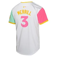 Youth Nike Jackson Merrill White San Diego Padres City Connect Limited Jersey