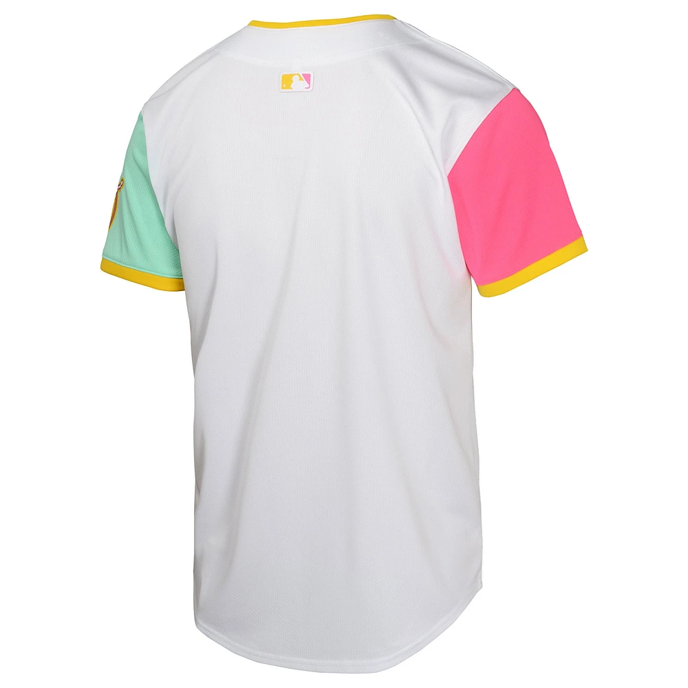 Maillot Nike blanc San Diego Padres City Connect Limited pour jeunes