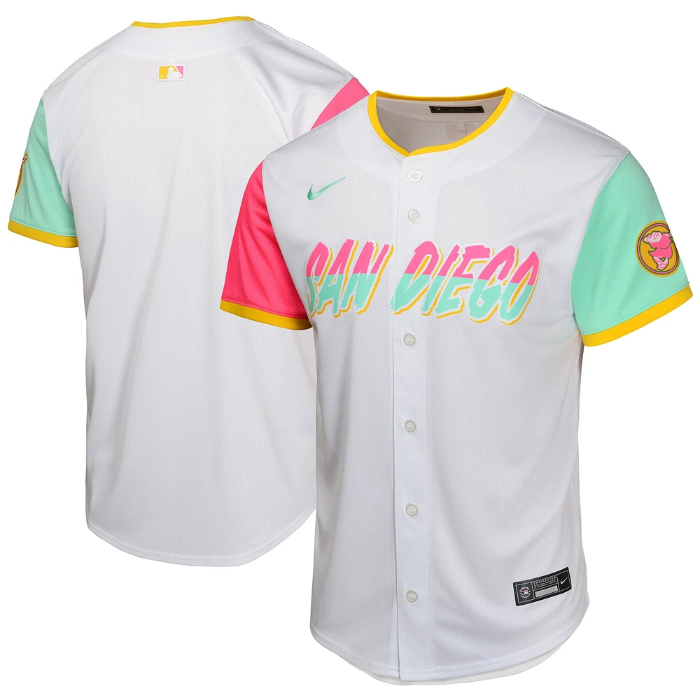 Maillot Nike blanc San Diego Padres City Connect Limited pour jeunes