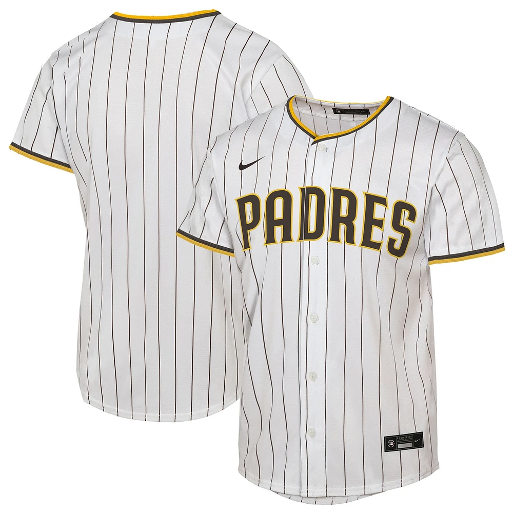 Youth Nike  White San Diego Padres Home Replica 2.0 Jersey