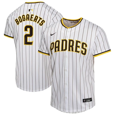 Maillot de jeu à domicile Nike Xander Bogaerts pour jeunes, blanc, des San Diego Padres