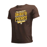 Ensemble de t-shirts combinés marron/blanc Stitches pour jeunes des Padres San Diego