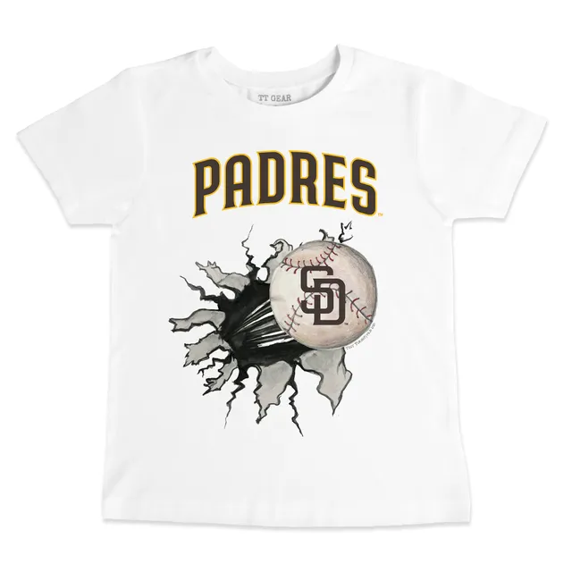 Lids San Diego Padres Tiny Turnip Women's Baseball Love T-Shirt - Gold