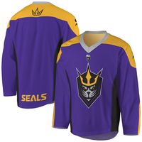 Men's Purple/Gold San Diego Seals Replica Jersey