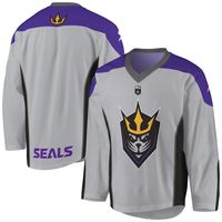 Youth Gray/Purple San Diego Seals Replica Jersey