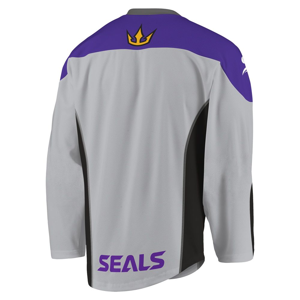 Youth Gray/Purple San Diego Seals Replica Jersey