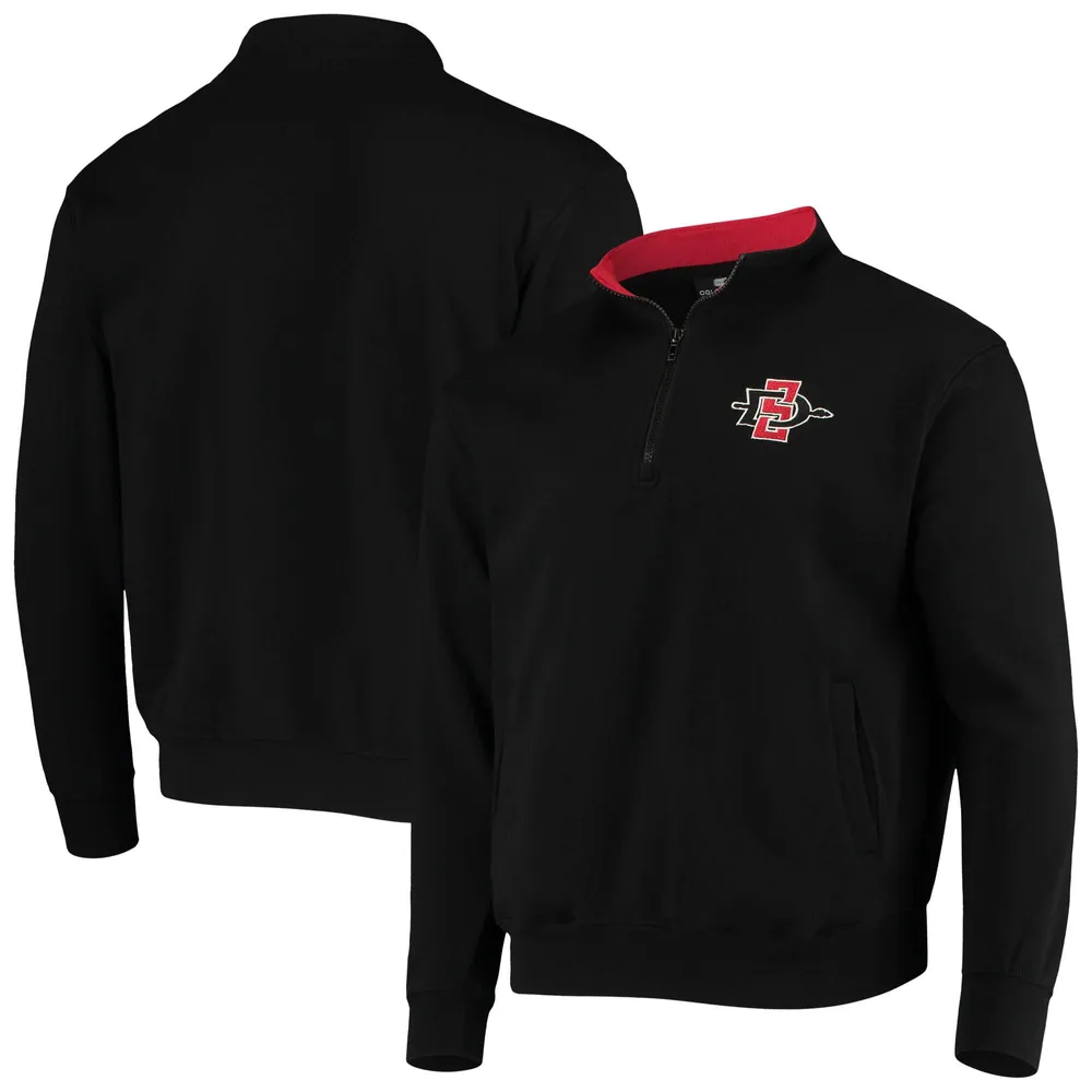 Men's Colosseum San Diego State Aztecs Tortugas Logo Quarter-Zip Jacket