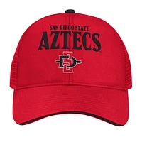 Men's Colosseum Cardinal San Diego State Aztecs Wyatt Adjustable Hat