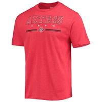 Concepts Sport Heathered Charcoal/Cardinal San Diego State Aztecs Meter T-shirt et pantalon Ensemble de nuit