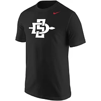 Men's Nike Black San Diego State Aztecs Logo Color Pop T-Shirt