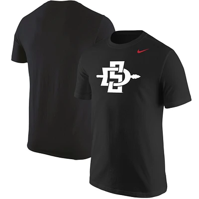 Men's Nike Black San Diego State Aztecs Logo Color Pop T-Shirt