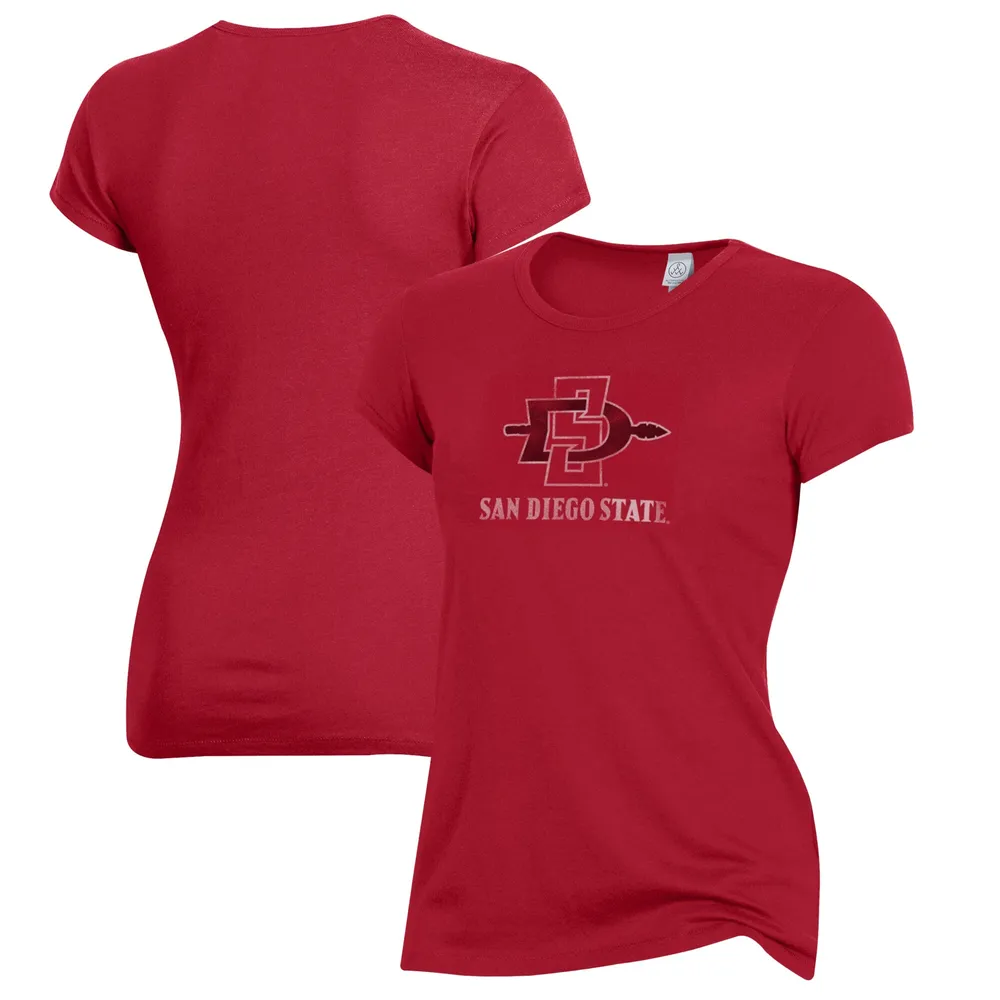 Lids San Diego State Aztecs Alternative Apparel Women's Keepsake T-Shirt -  Cardinal