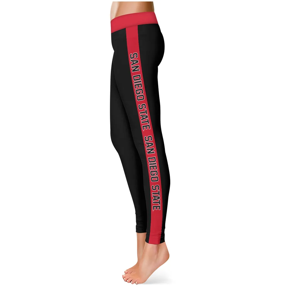 Zoozatz Women's ZooZatz Black Arizona State Sun Devils Fleece Leggings