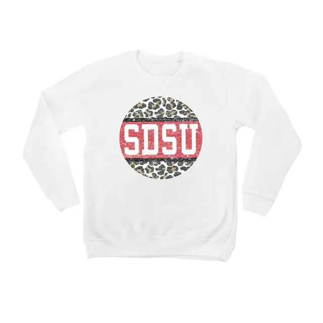 Youth San Francisco Giants White Zoomie Slouchy Raglan Sweatshirt