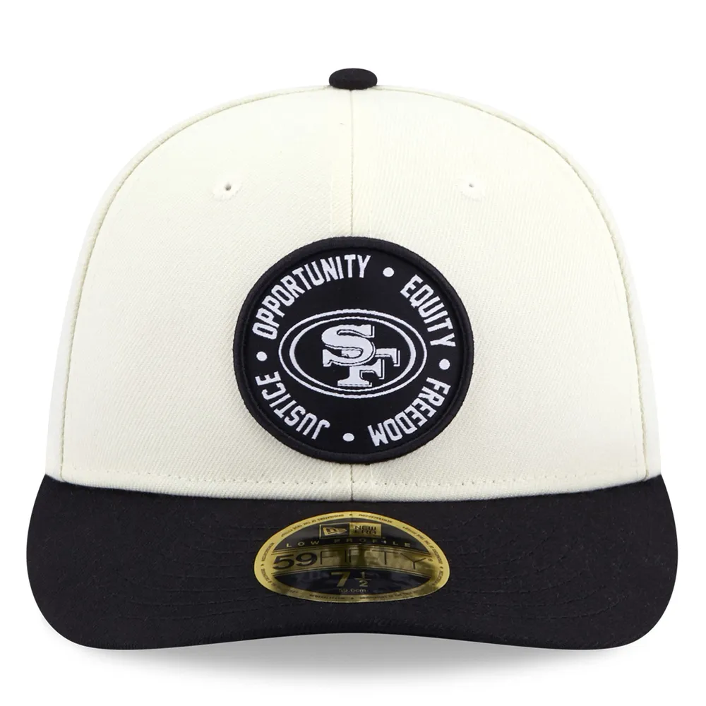 New Era Men's New Era Black San Francisco 49ers on Low Profile 59FIFTY II  Fitted Hat