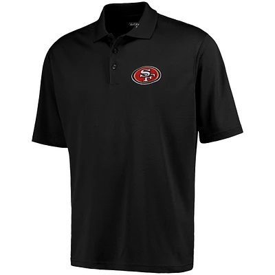 Polo piqué Xtra-Lite des 49ers de San Francisco d'Antigua - Noir
