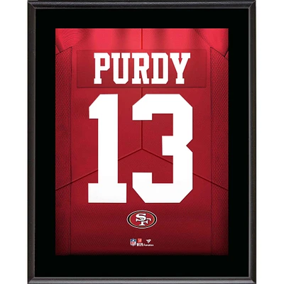 Brock Purdy San Francisco 49ers 10.5" x 13" Jersey Number Sublimated Player Plaque