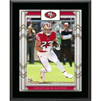 Christian McCaffrey Stanford Cardinal Unsigned Cardinal Jersey Rushing For  Touchdown Photograph