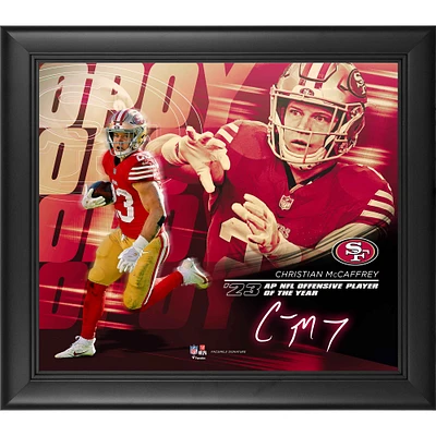 Christian McCaffrey San Francisco 49ers 2023 NFL Offensive Player of the Year 15" x 17" Collage