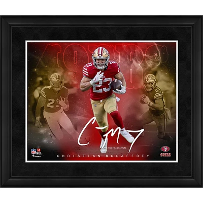 Christian McCaffrey San Francisco 49ers Framed 16" x 20" Stars of the Game Collage - Facsimile Signature