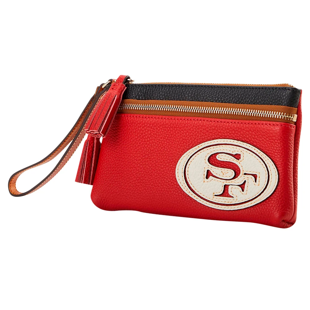 Dooney & Bourke San Francisco 49ers Infield Double-Zip Wristlet