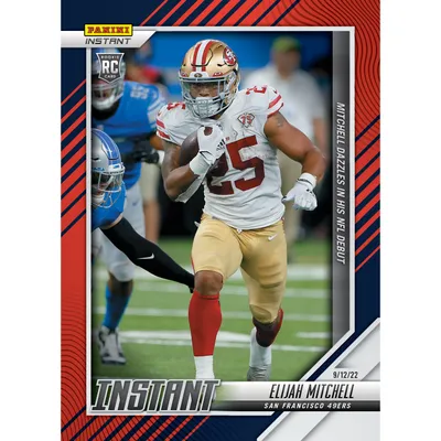 Elijah Mitchell San Francisco 49ers Fanatics Exclusive Parallel Panini Instant NFL Debut Single Rookie Trading Card - Limited Edition of 99