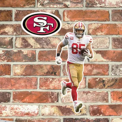 George Kittle San Francisco 49ers Fathead 3-Pack Life-Size Removable Wall  Decal