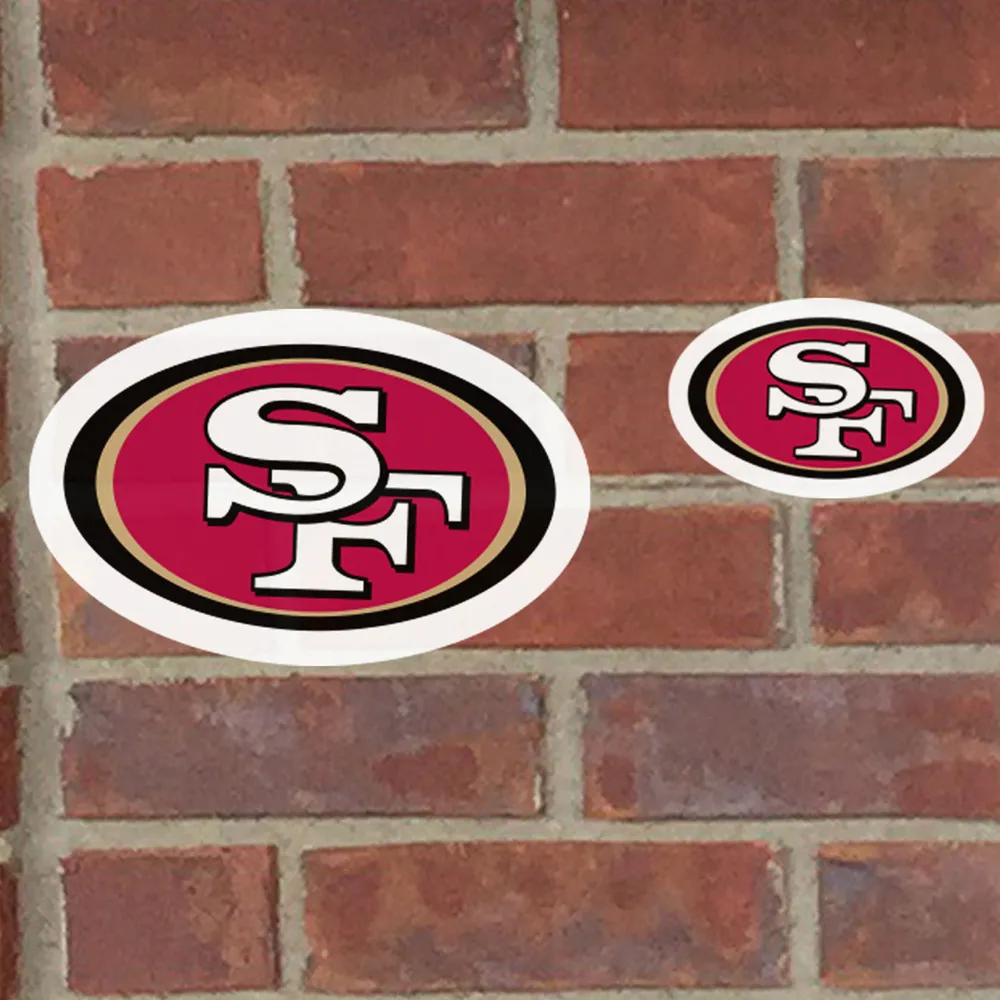 San Francisco 49ers logo Type NFL Football Die-cut STICKER