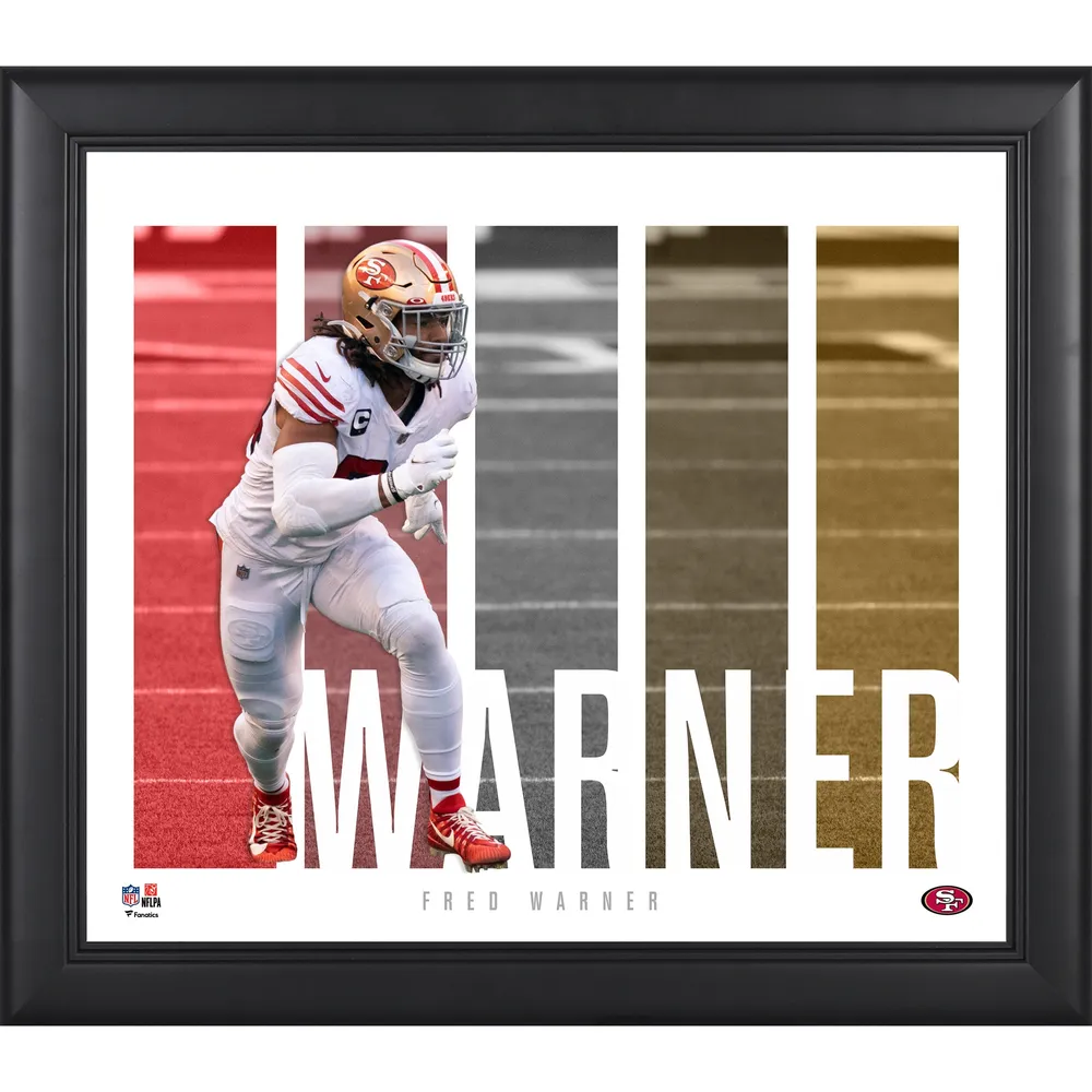 Lids Fred Warner San Francisco 49ers Fanatics Authentic Framed 15 x 17  Player Panel Collage