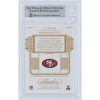 George Kittle San Francisco 49ers 2022 Panini Flawless NFL Shield Relic #FS-GK #1/1 BGS Authenticated 8.5 Card - 9.5,9,9,8 Subgrades
