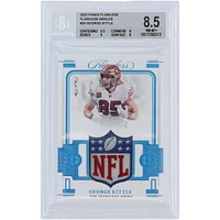 George Kittle San Francisco 49ers 2022 Panini Flawless NFL Shield Relic #FS-GK #1/1 BGS Authenticated 8.5 Card - 9.5,9,9,8 Subgrades