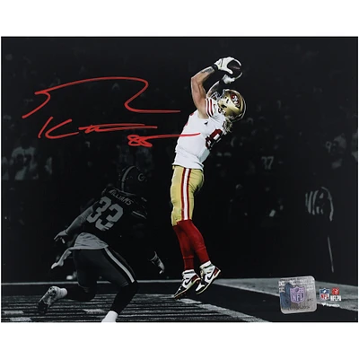 Photographie autographiée de George Kittle, 49ers de San Francisco, 20 x 25 cm, prise de vue en vedette