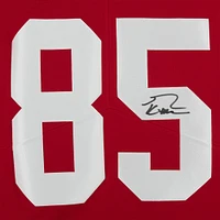Maillot Nike rouge dédicacé par George Kittle des San Francisco 49ers
