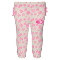 Ensemble 2 pièces body et pantalon pour nouveau-né bébé blanc San Francisco 49ers All The Love