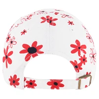 Casquette ajustable Daisy Delight Clean Up blanche San Francisco 49ers '47 pour filles