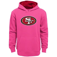 Girls Youth Pink San Francisco 49ers Prime Pullover Hoodie