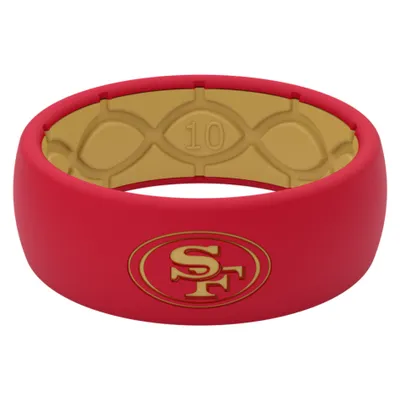 Scarlet San Francisco 49ers Debossed Silicone Apple Watch Band