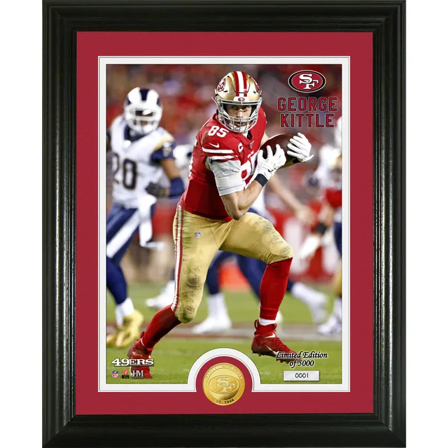 George Kittle San Francisco 49ers Highland Mint 13'' x 13'' Jersey Number  Frame