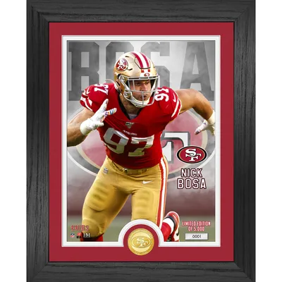 Highland Mint Nick Bosa San Francisco 49ers 13'' x 13'' Impact Jersey  Framed Photo