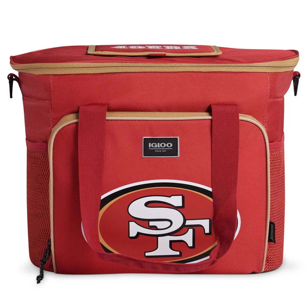 Lids San Francisco 49ers IGLOO 28-Can Tote Cooler - Scarlet