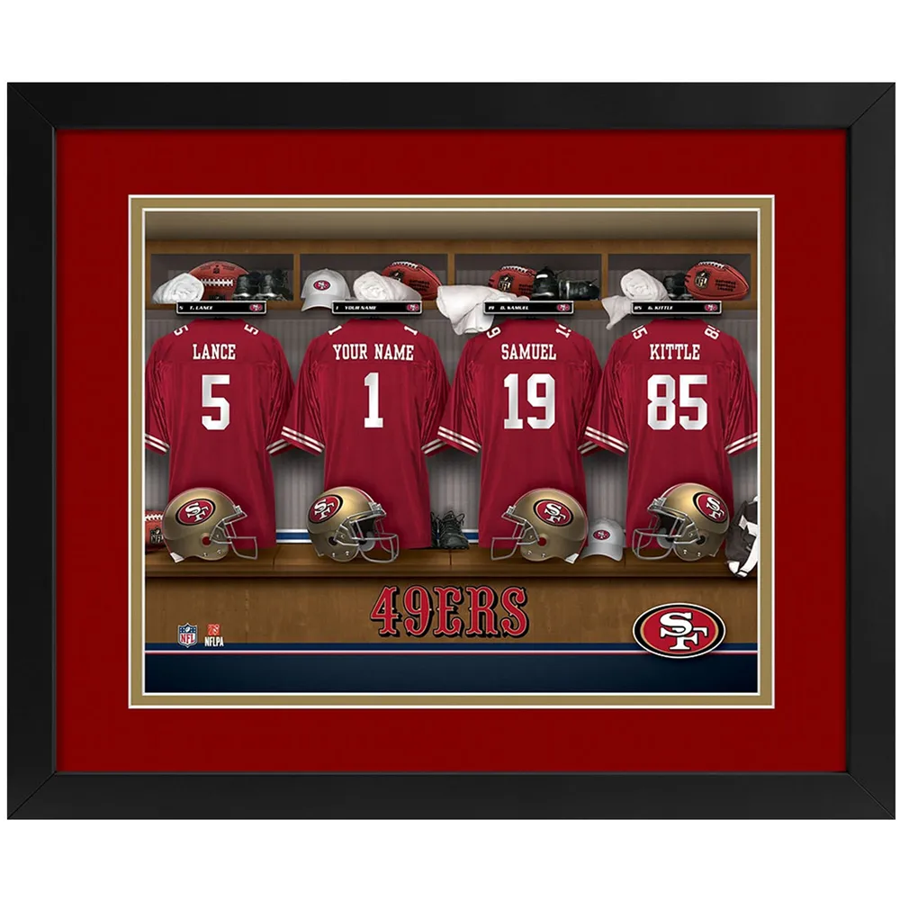 San Francisco 49ers Name Plate Custom Print