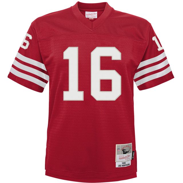 Maillot Mitchell & Ness Joe Montana Scarlet San Francisco 49ers 1990 Retraité Legacy Jersey