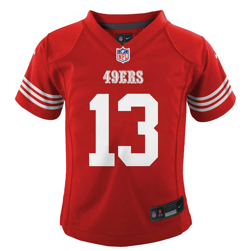 Maillot de jeu Nike Brock Purdy Scarlet San Francisco 49ers Team Player pour bébé