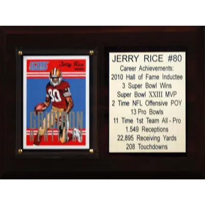 Jerry Rice San Francisco 49ers 6'' x 8'' Plaque